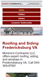 Mobile Screenshot of morenoscontractorfredericksburg.com